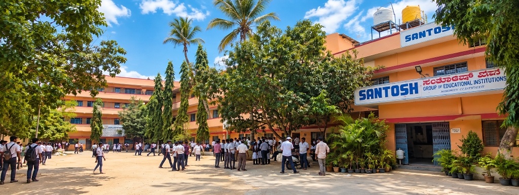 Santosh Group of Educational Institutions main campus entrance and grounds
